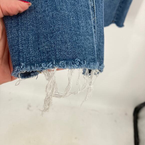 Flying Monkey High Rise Ankle Raw Hem Jeans Size 25 - Picture 9 of 15